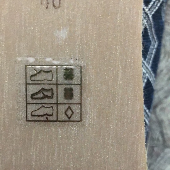 MyMu Blue White Canvas Espadrilles Flats Slip On Shoes NWOT Women's Sz 40 M - Picture 9 of 9